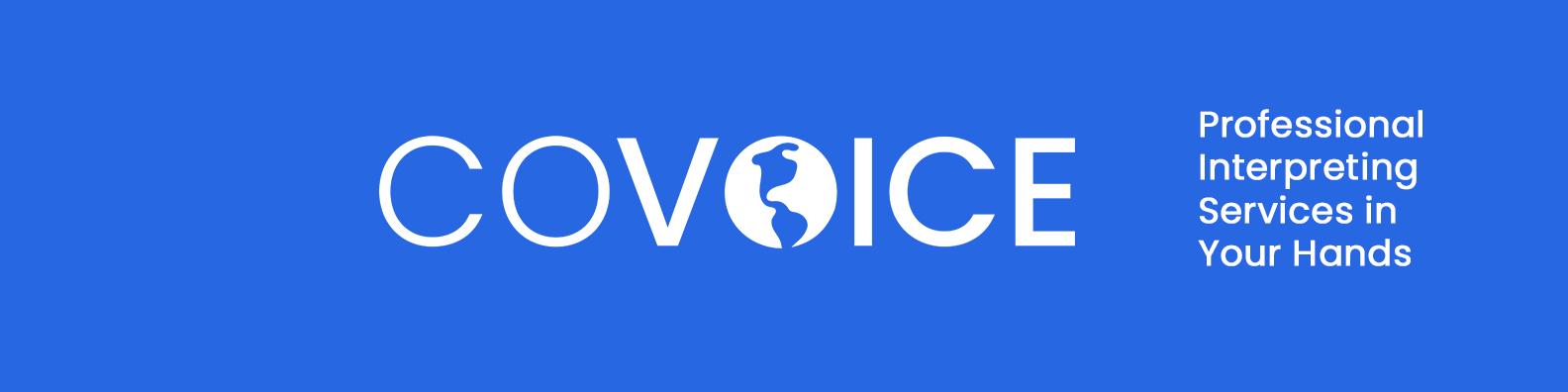 Screens of an app Covoice that connects translators and individuals in need of translation services.