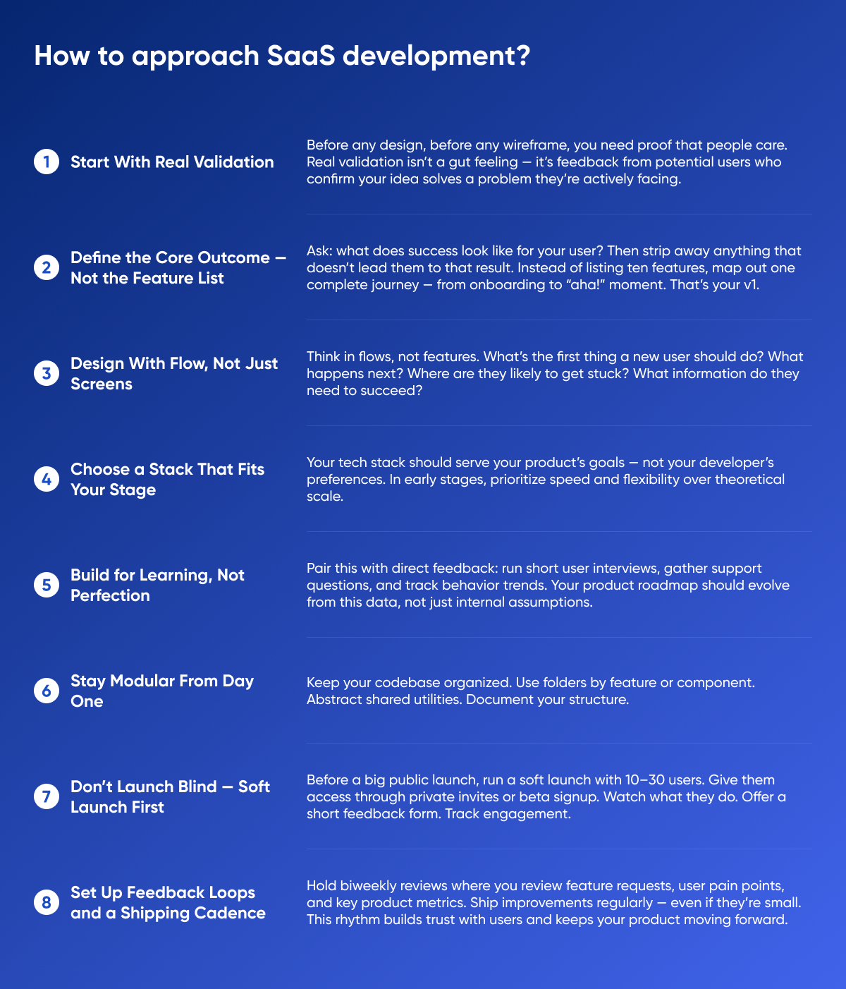 SaaS Product Development Best Practices: From Idea to Launch